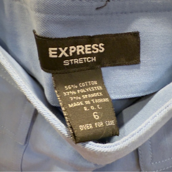 Express Blue‎ Pencil Skirt with Pockets - Picture 2 of 12
